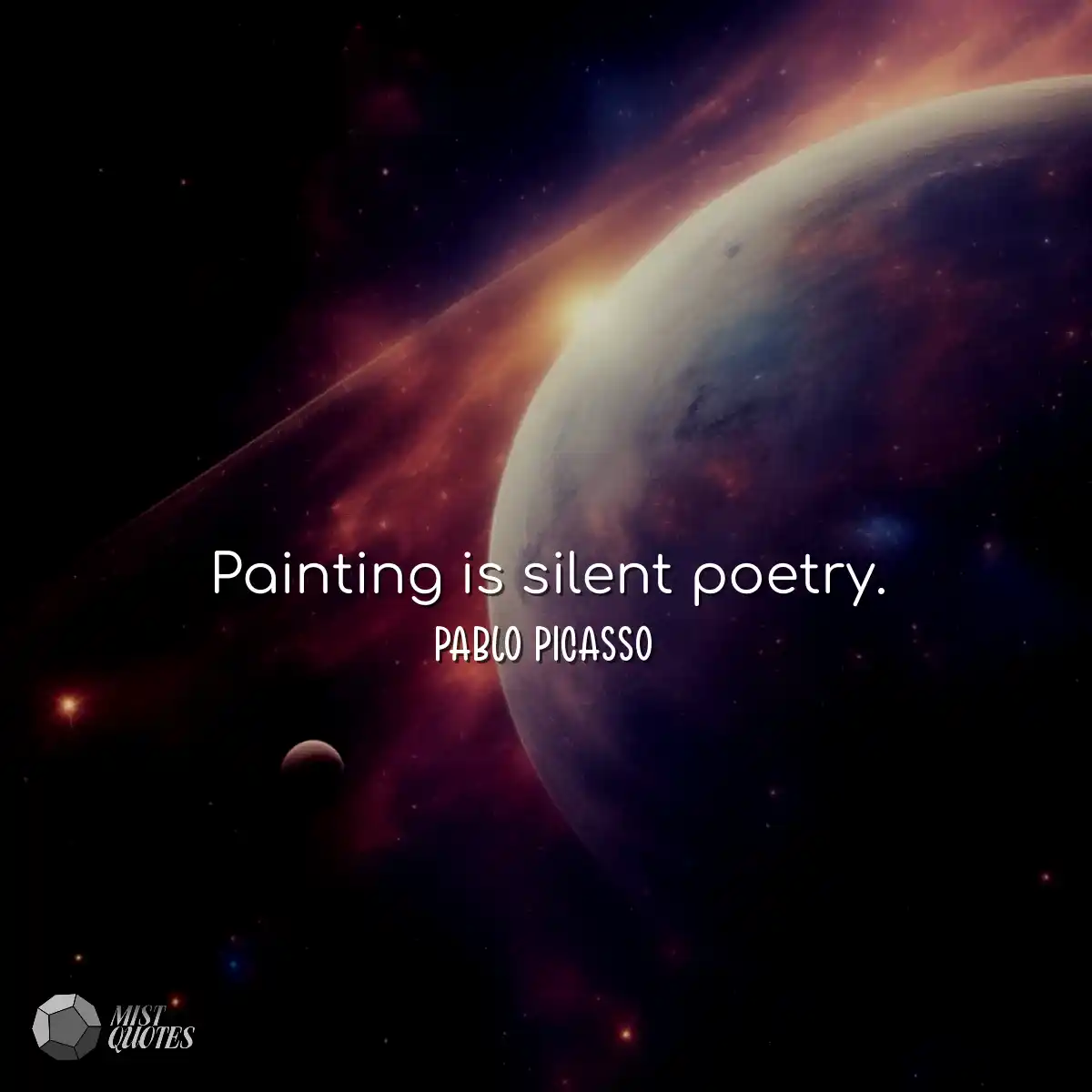 Painting is silent poetry.