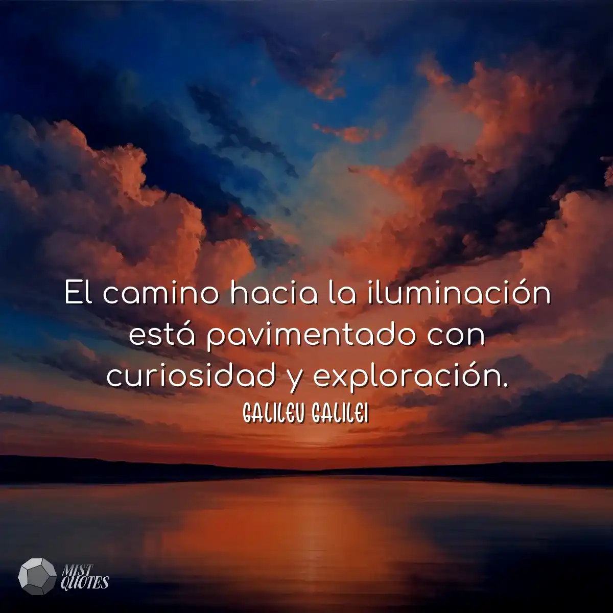 El camino hacia la iluminación está pavimentado co