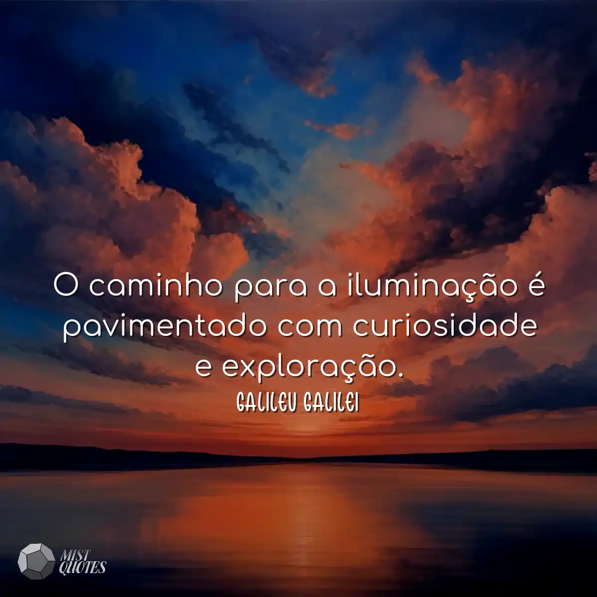 O caminho para a iluminação é pavimentado com curi