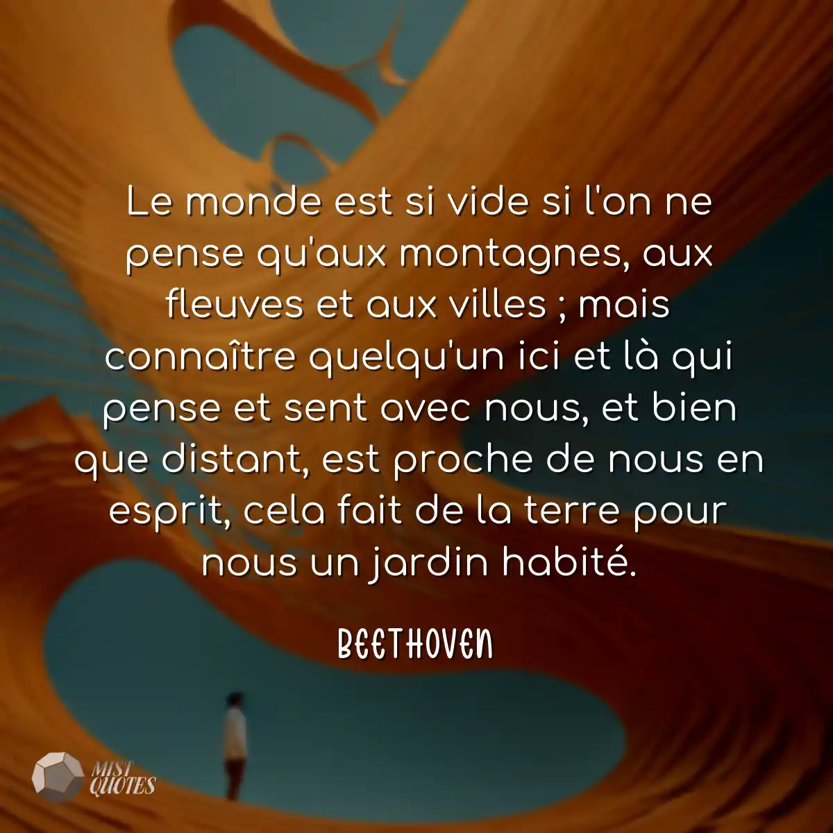 Le monde est si vide si l'on ne pense qu'aux monta