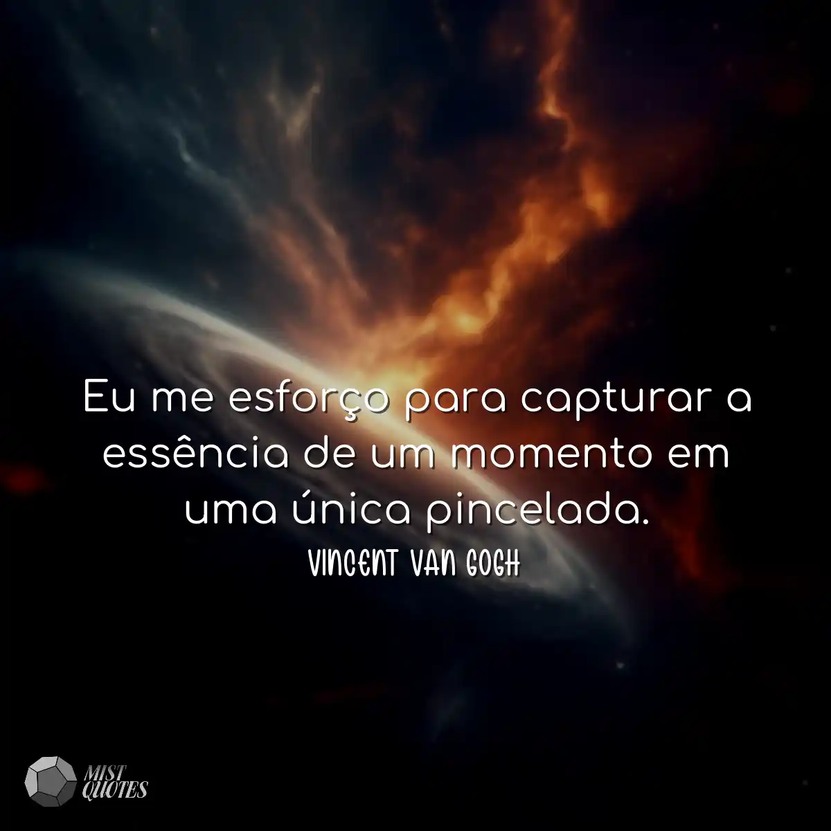 Eu me esforço para capturar a essência de um momen