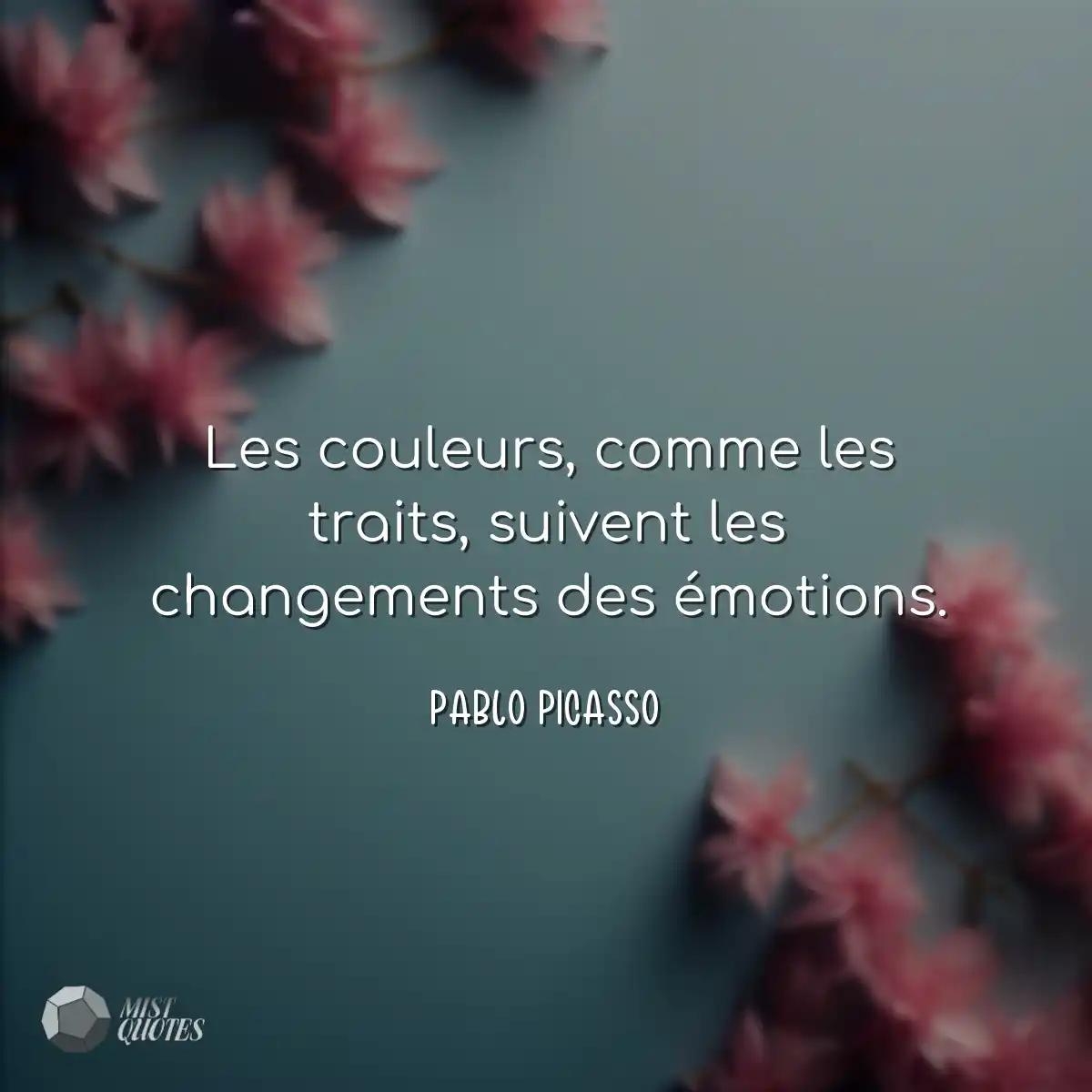 Les couleurs, comme les traits, suivent 