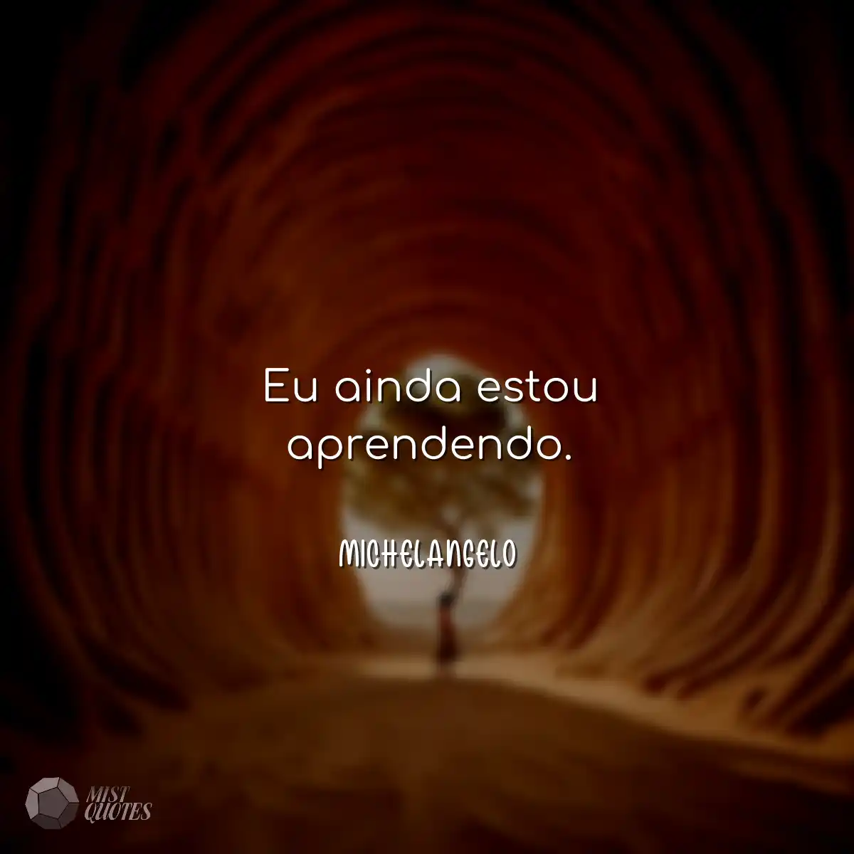 Eu ainda estou aprendendo.