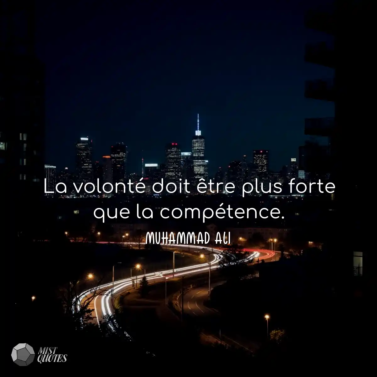 La volonté doit être plus forte que la