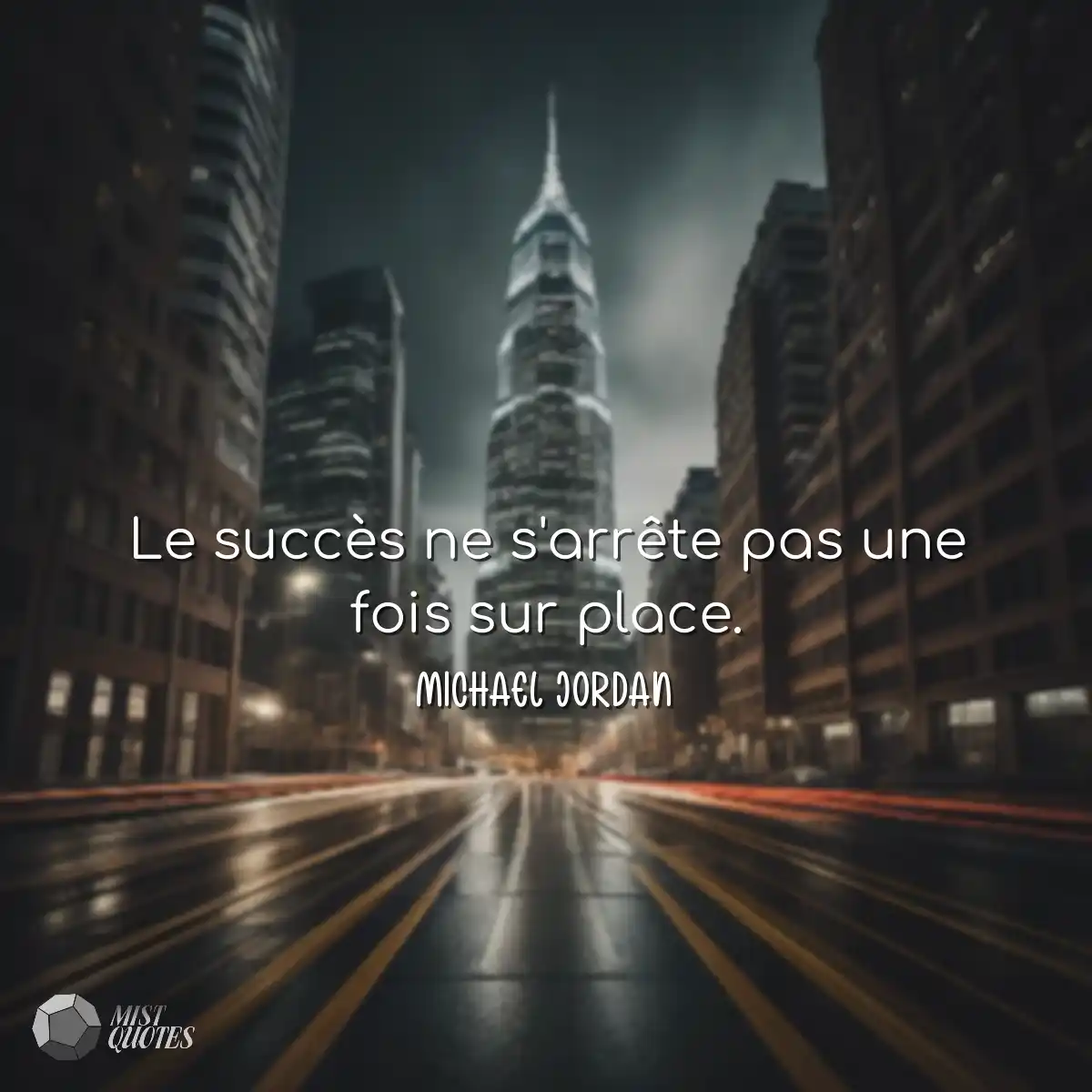 Le succès ne s'arrête pas une fois sur
