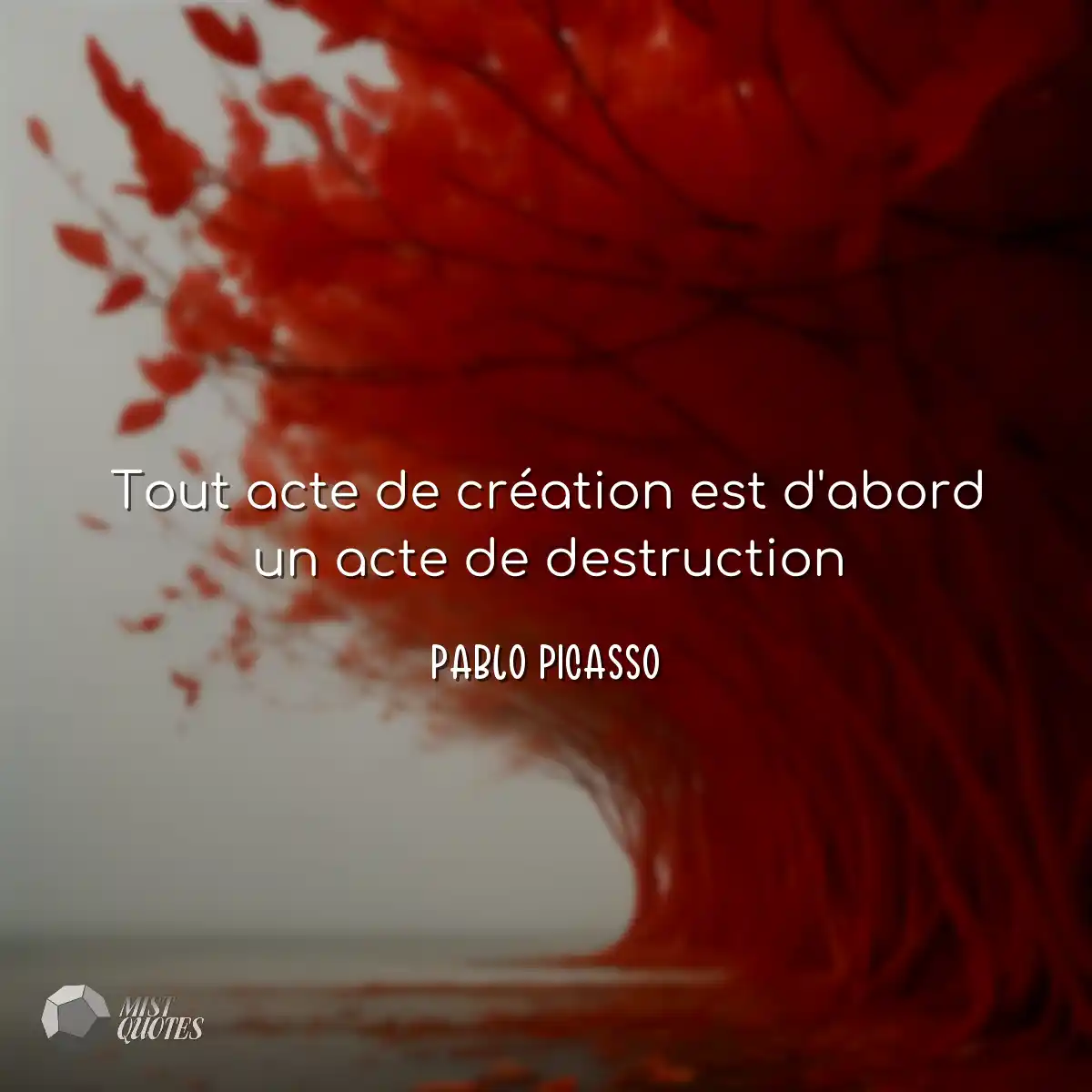 Tout acte de création est d'abord un ac