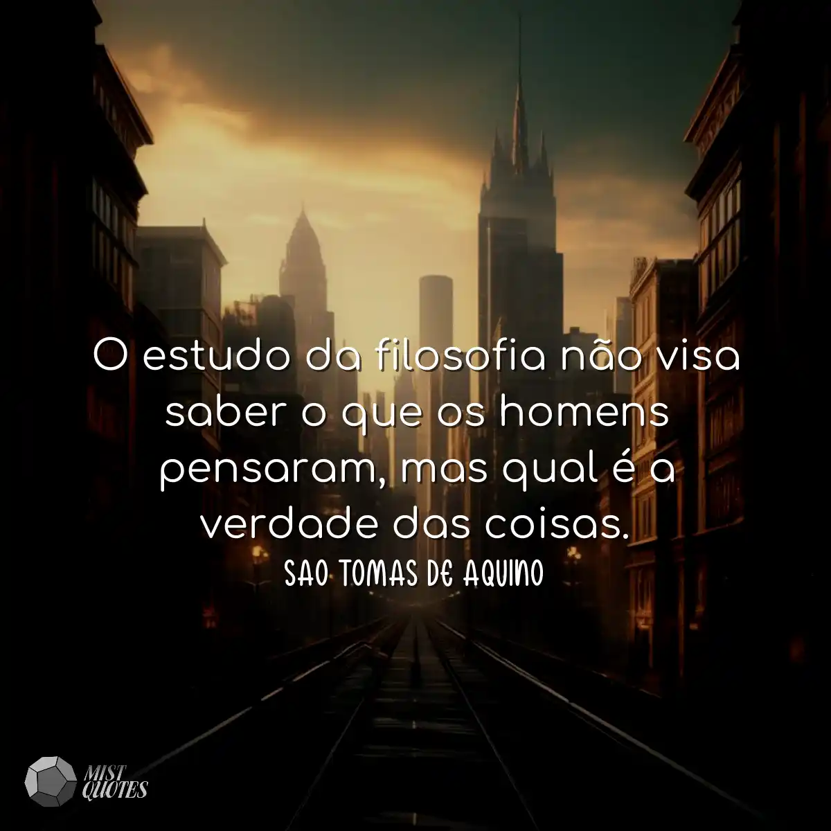 O estudo da filosofia não visa saber o que os home