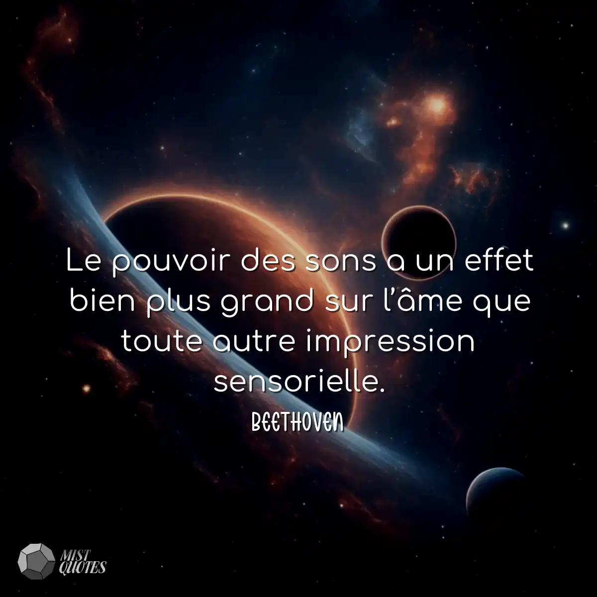 Le pouvoir des sons a un effet bien plus