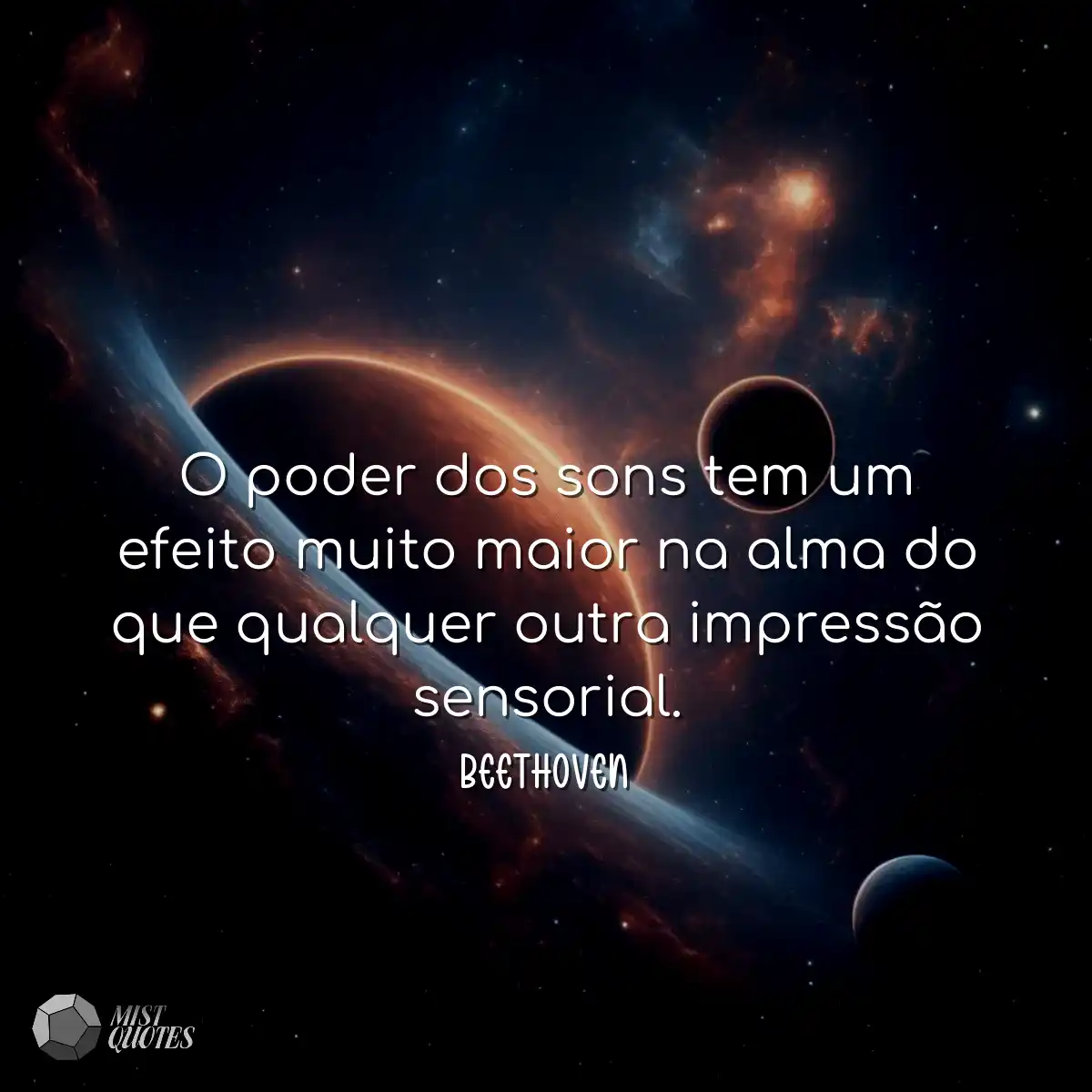 O poder dos sons tem um efeito muito mai