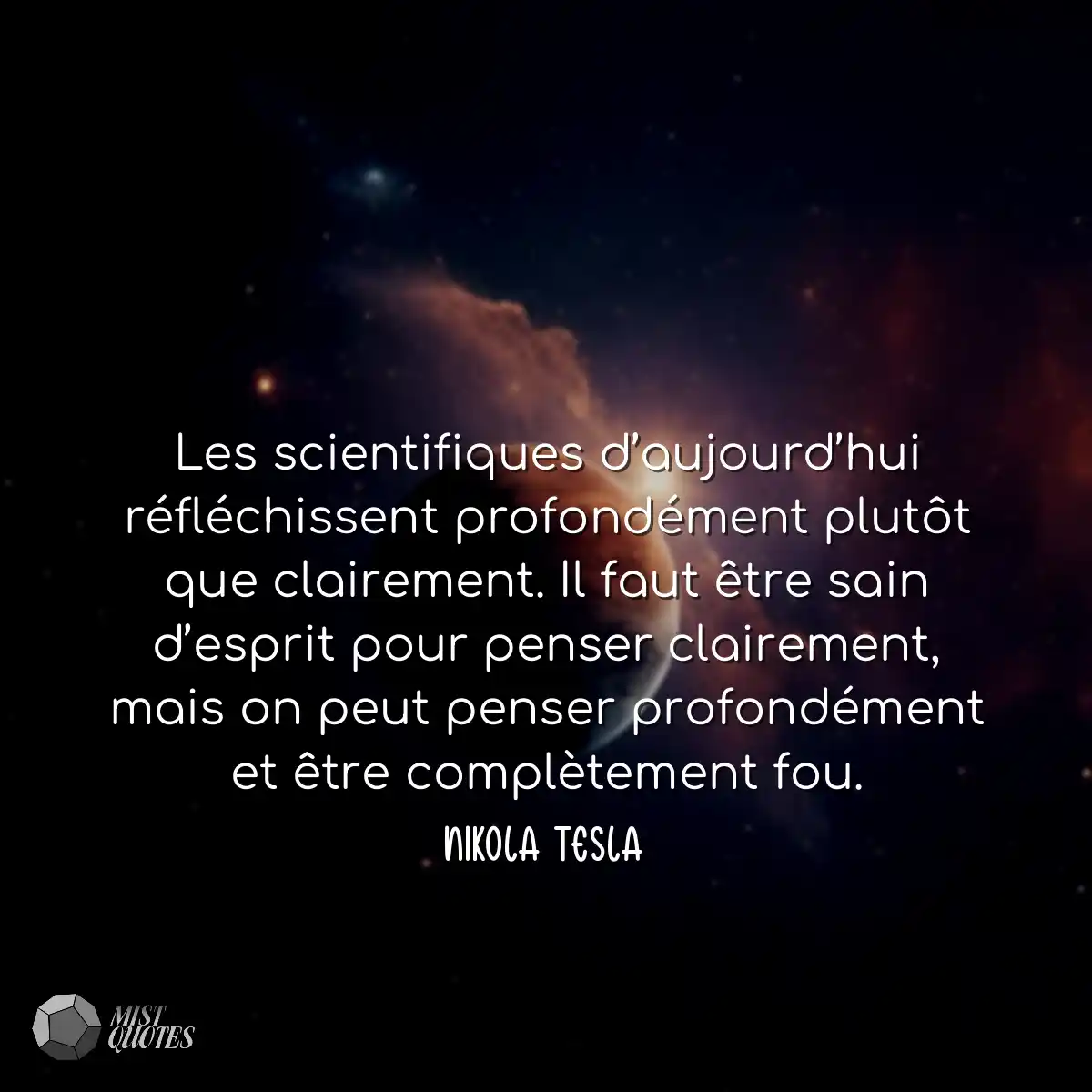 Les scientifiques d’aujourd’hui réfléchissent prof