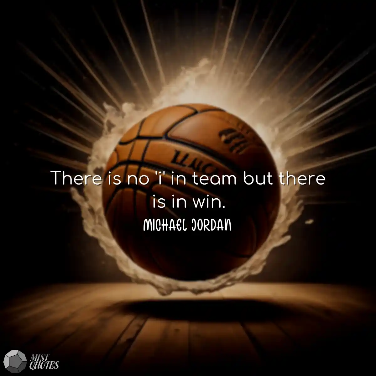 There is no 'i' in team but there is in 