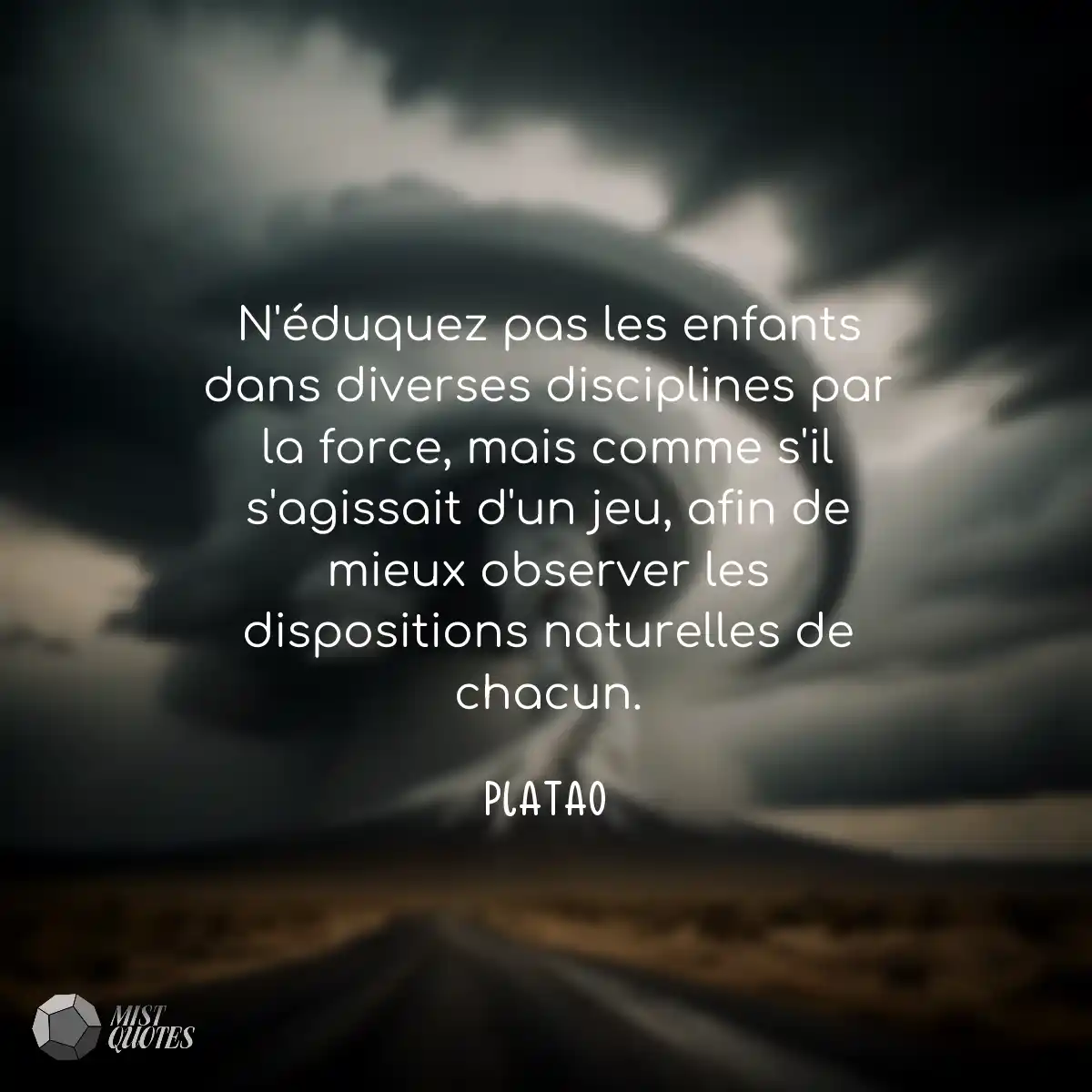N'éduquez pas les enfants dans diverses