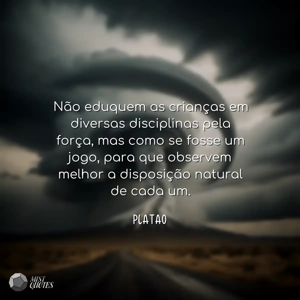 Não eduquem as crianças em diversas di
