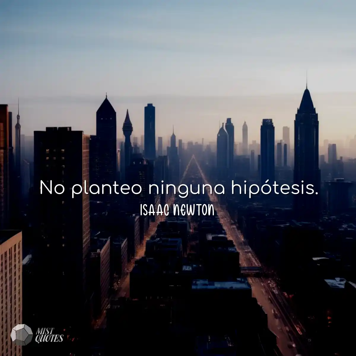 No planteo ninguna hipótesis.