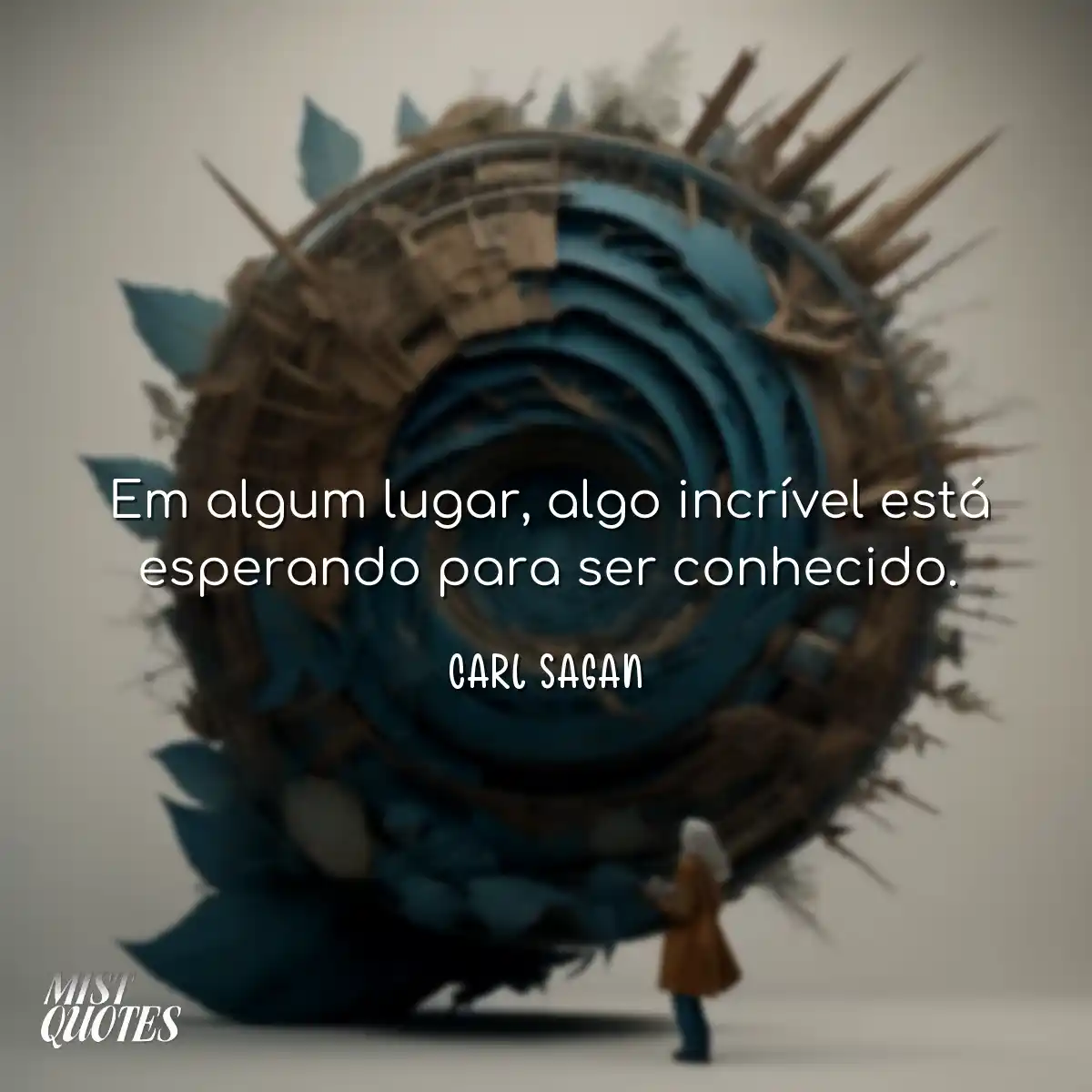 Em algum lugar, algo incrível está esp