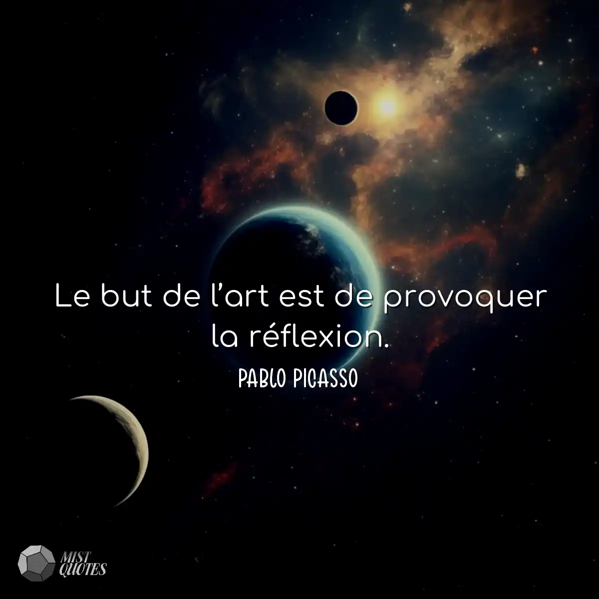 Le but de l’art est de provoquer la r