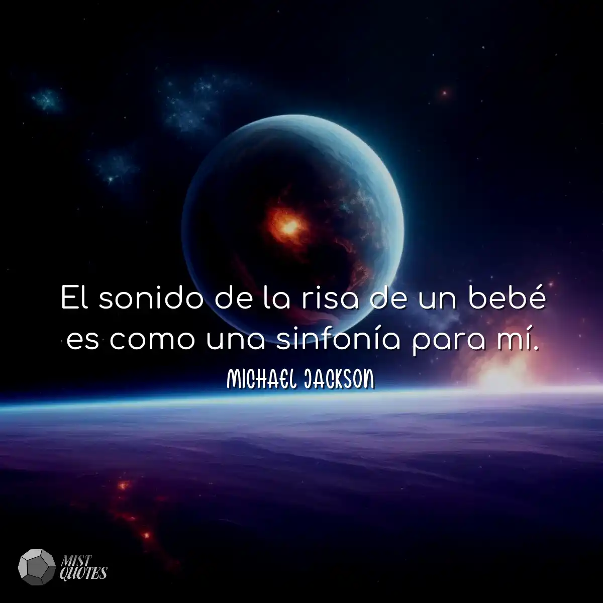 El sonido de la risa de un bebé es como