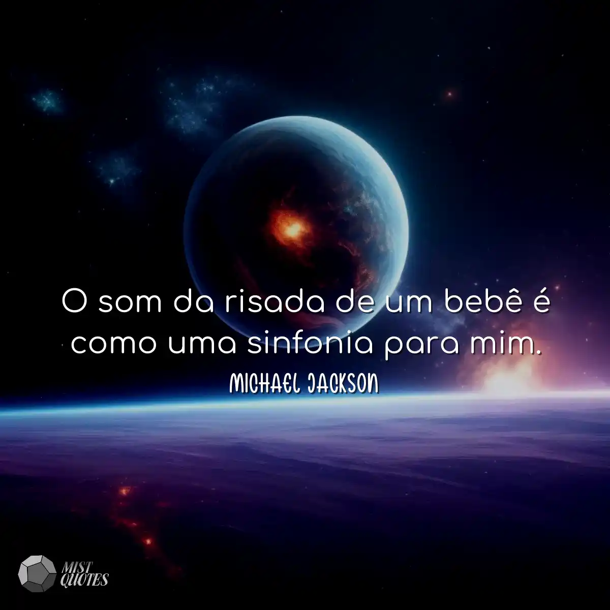 O som da risada de um bebê é como uma 