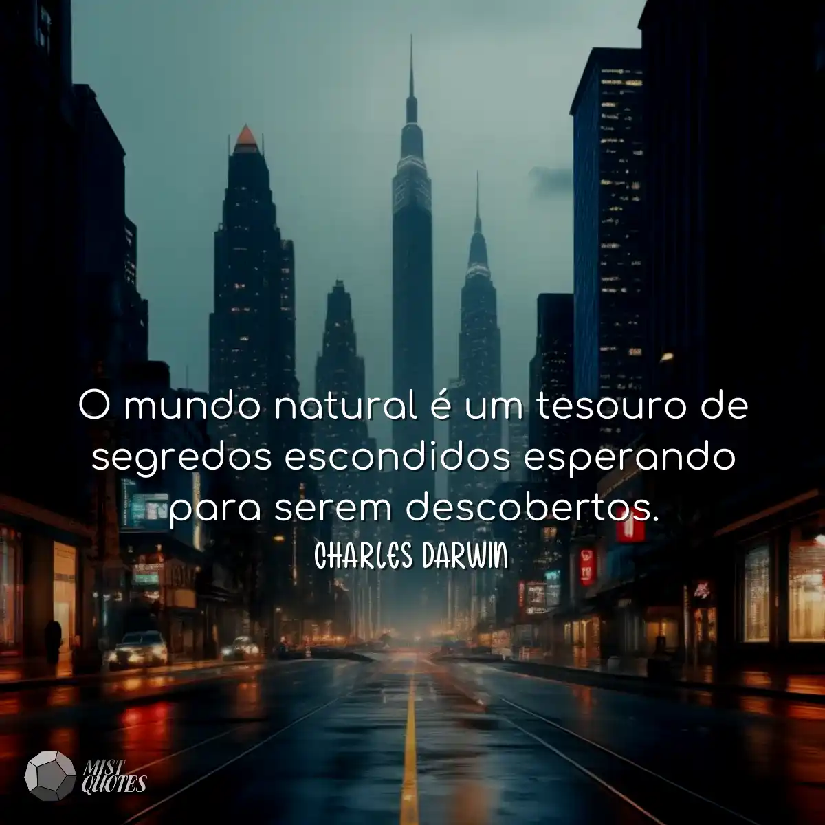 O mundo natural é um tesouro de segredos escondido