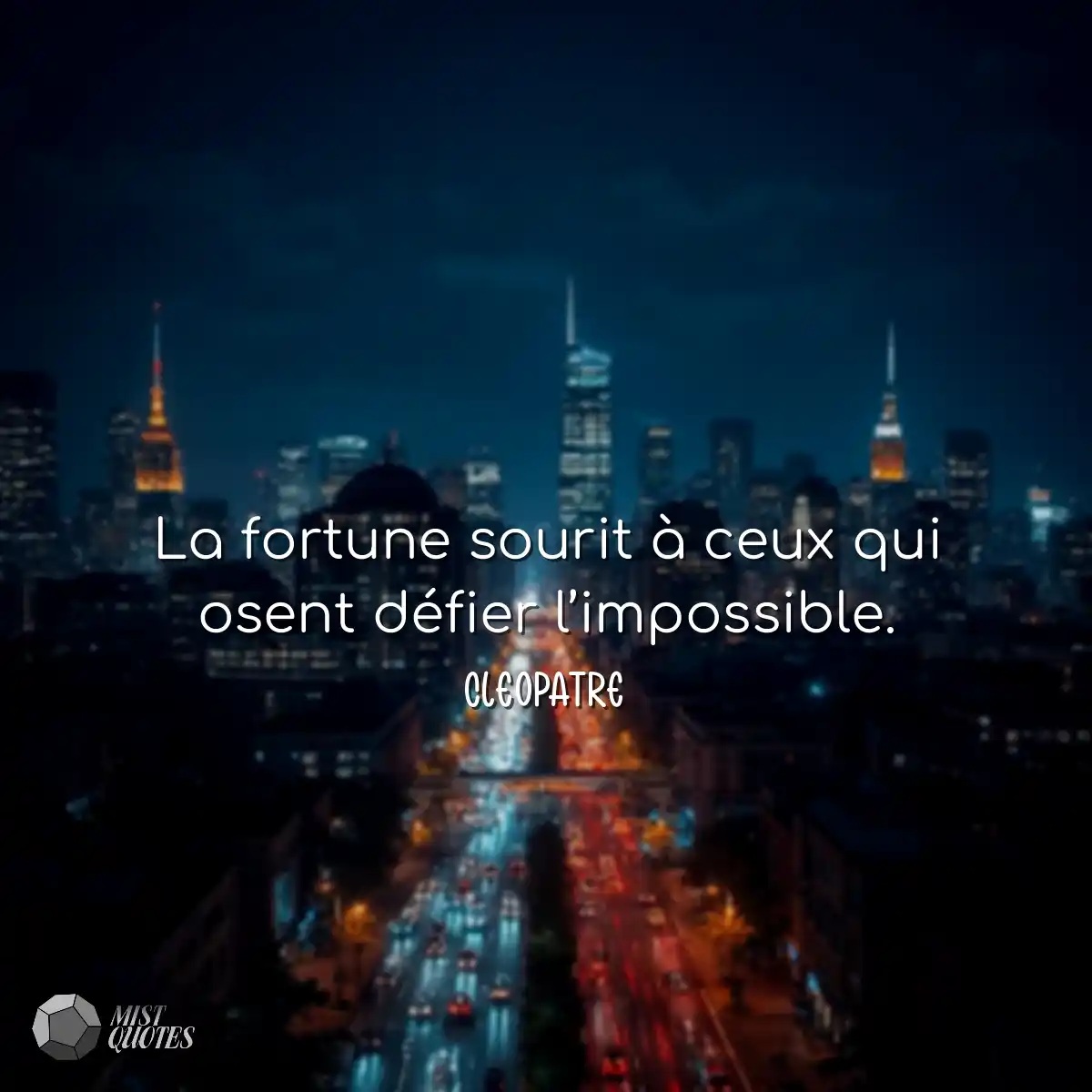 La fortune sourit à ceux qui osent défier l’imposs
