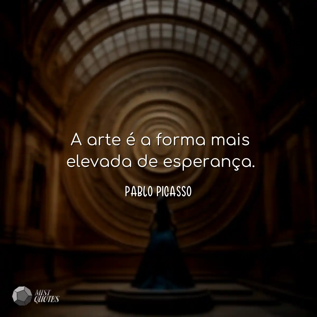 A arte é a forma mais elevada de espera