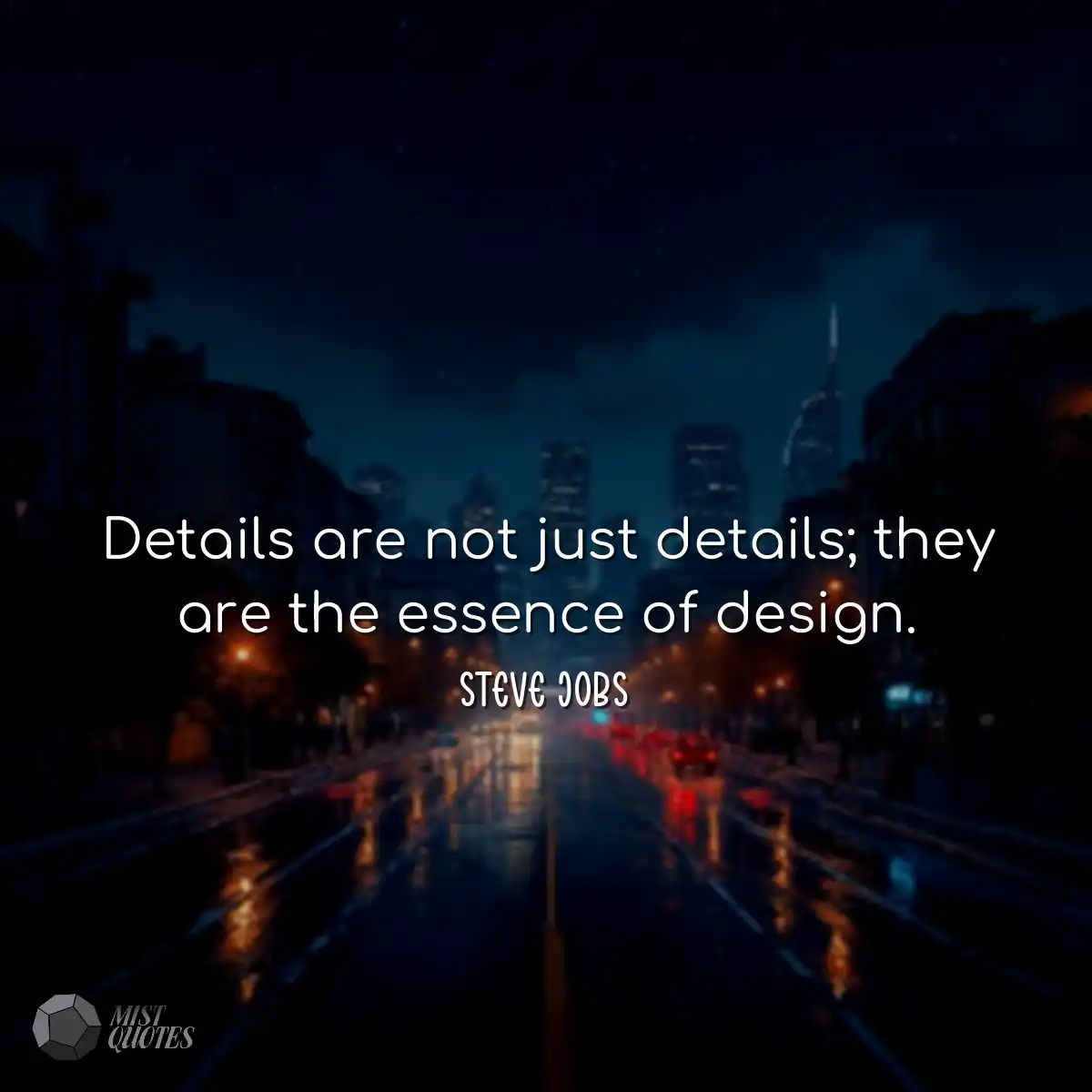 Details are not just details; they are t