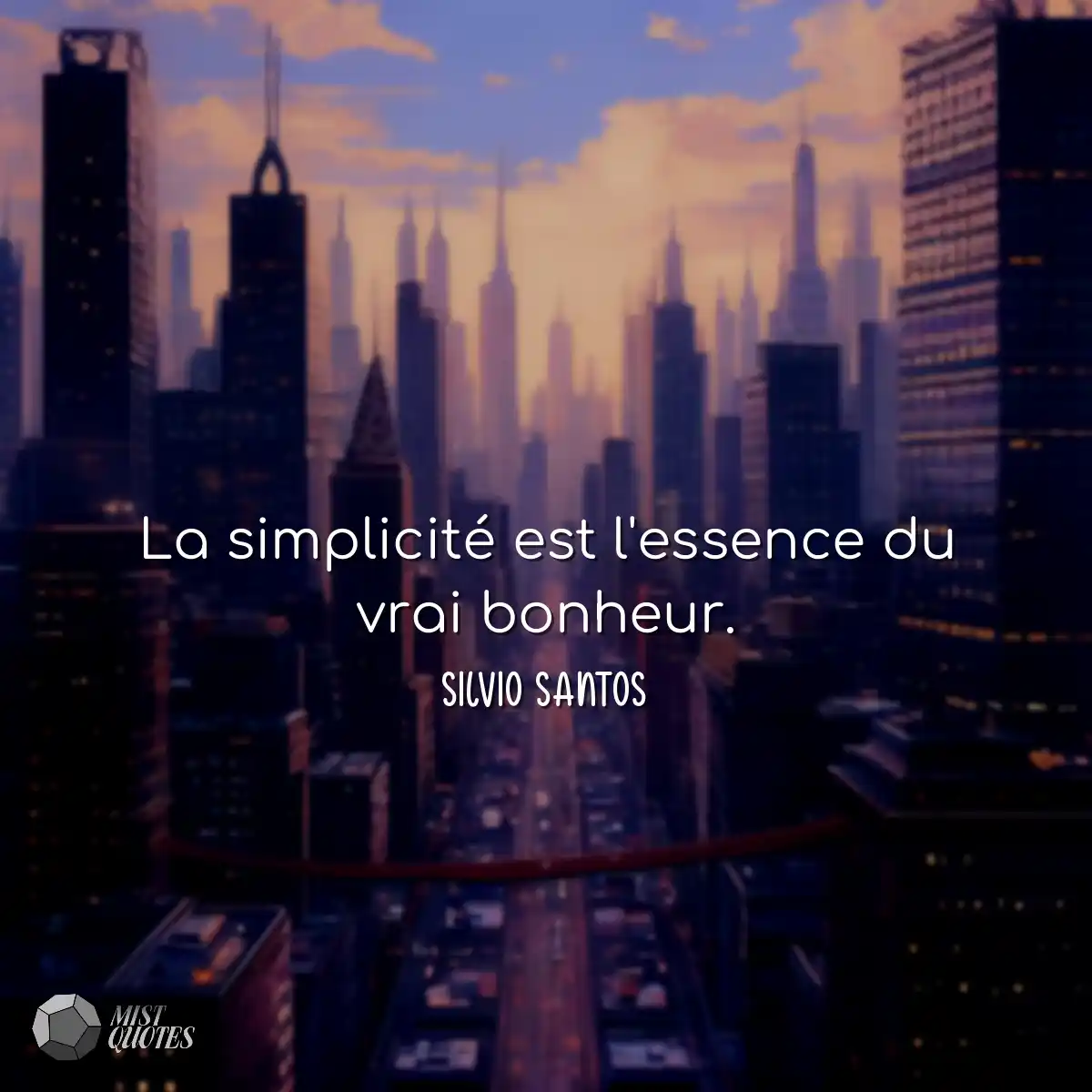 La simplicité est l'essence du vrai bon