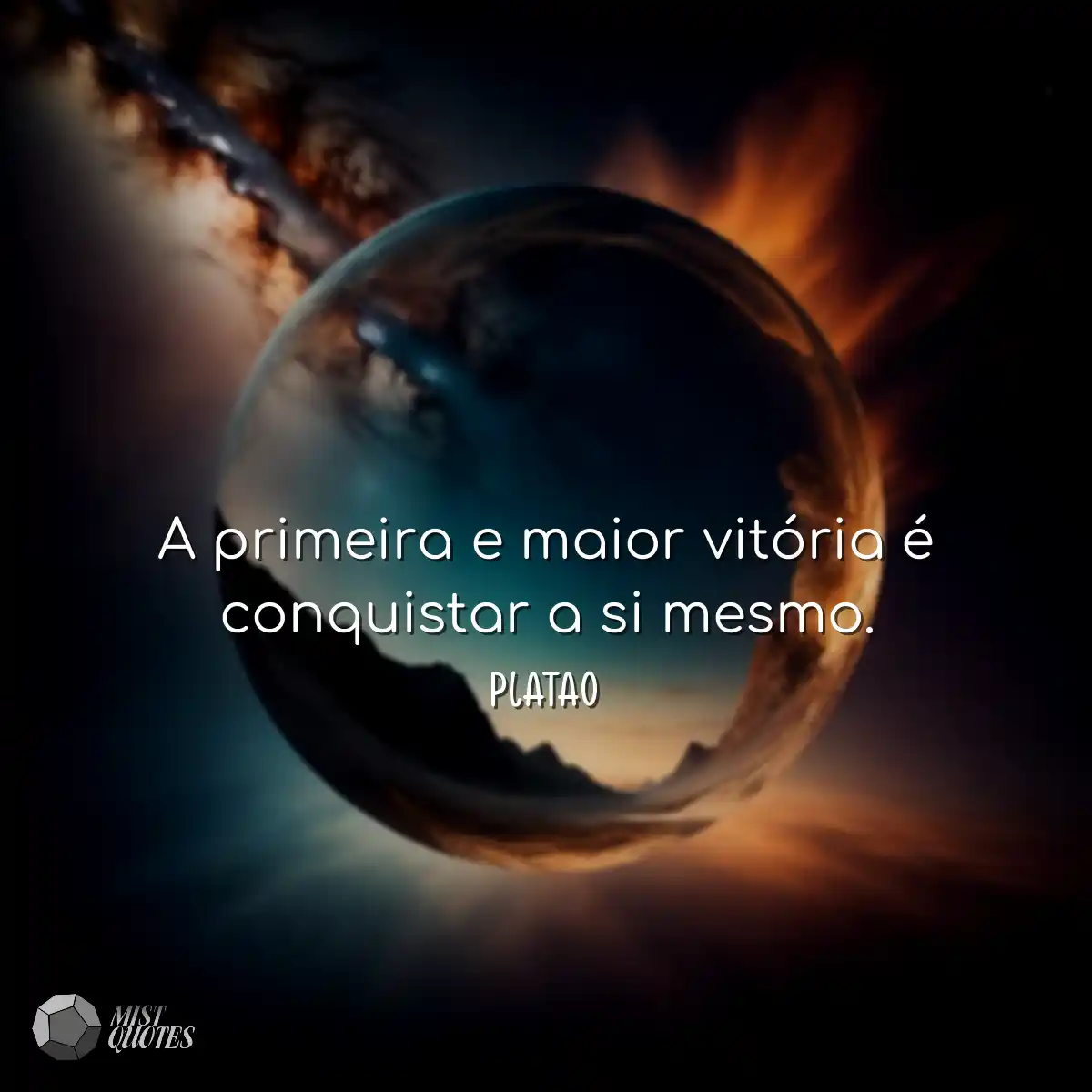 A primeira e maior vitória é conquista