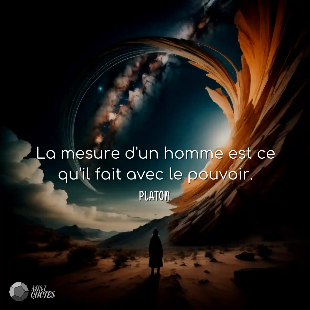 La mesure d'un homme est ce qu'il fait avec le pou