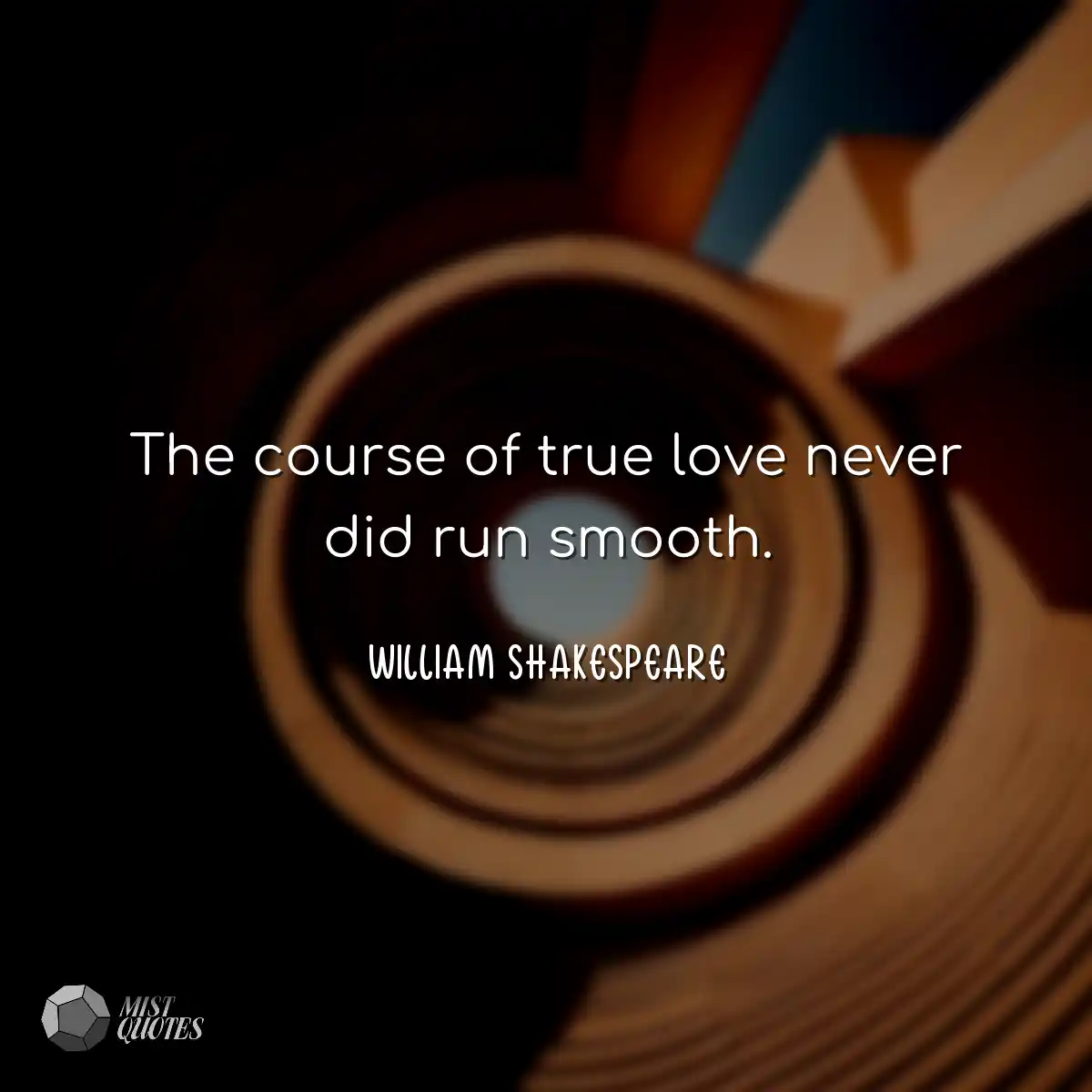The course of true love never did run sm
