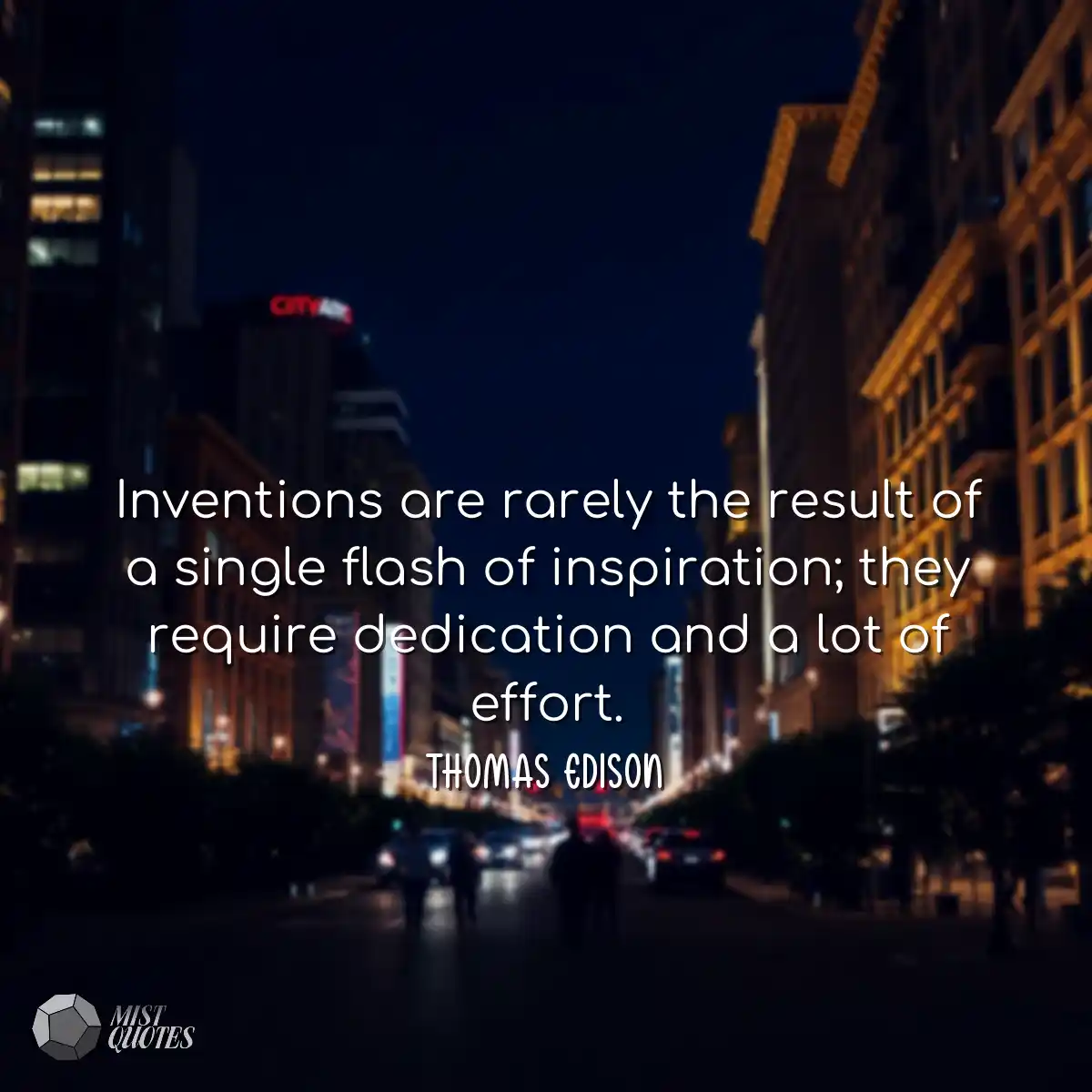 Inventions are rarely the result of a si