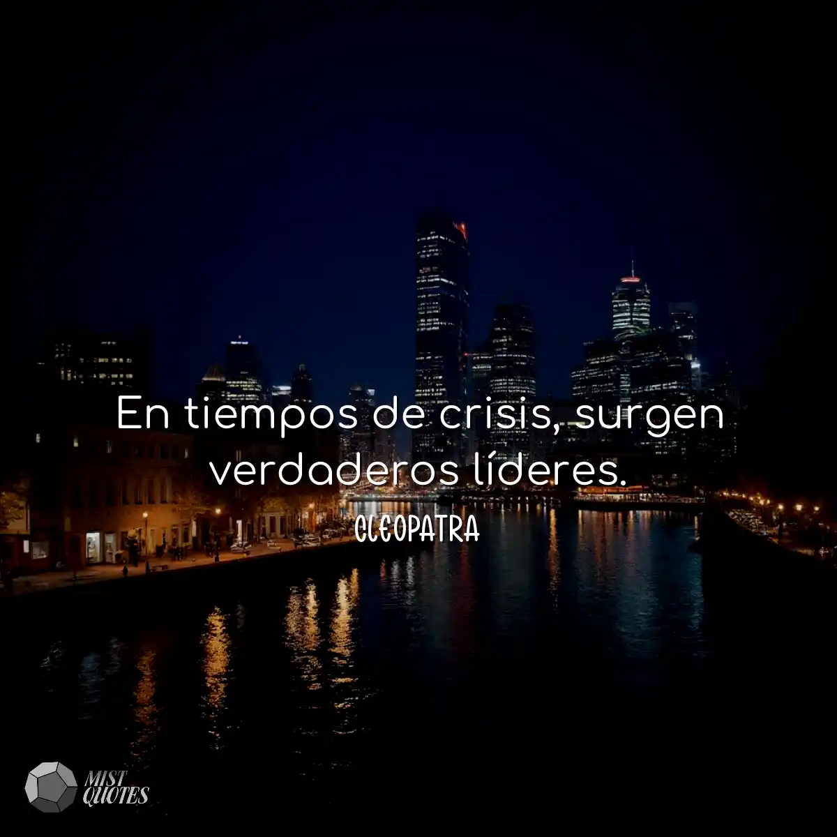 En tiempos de crisis, surgen verdaderos 