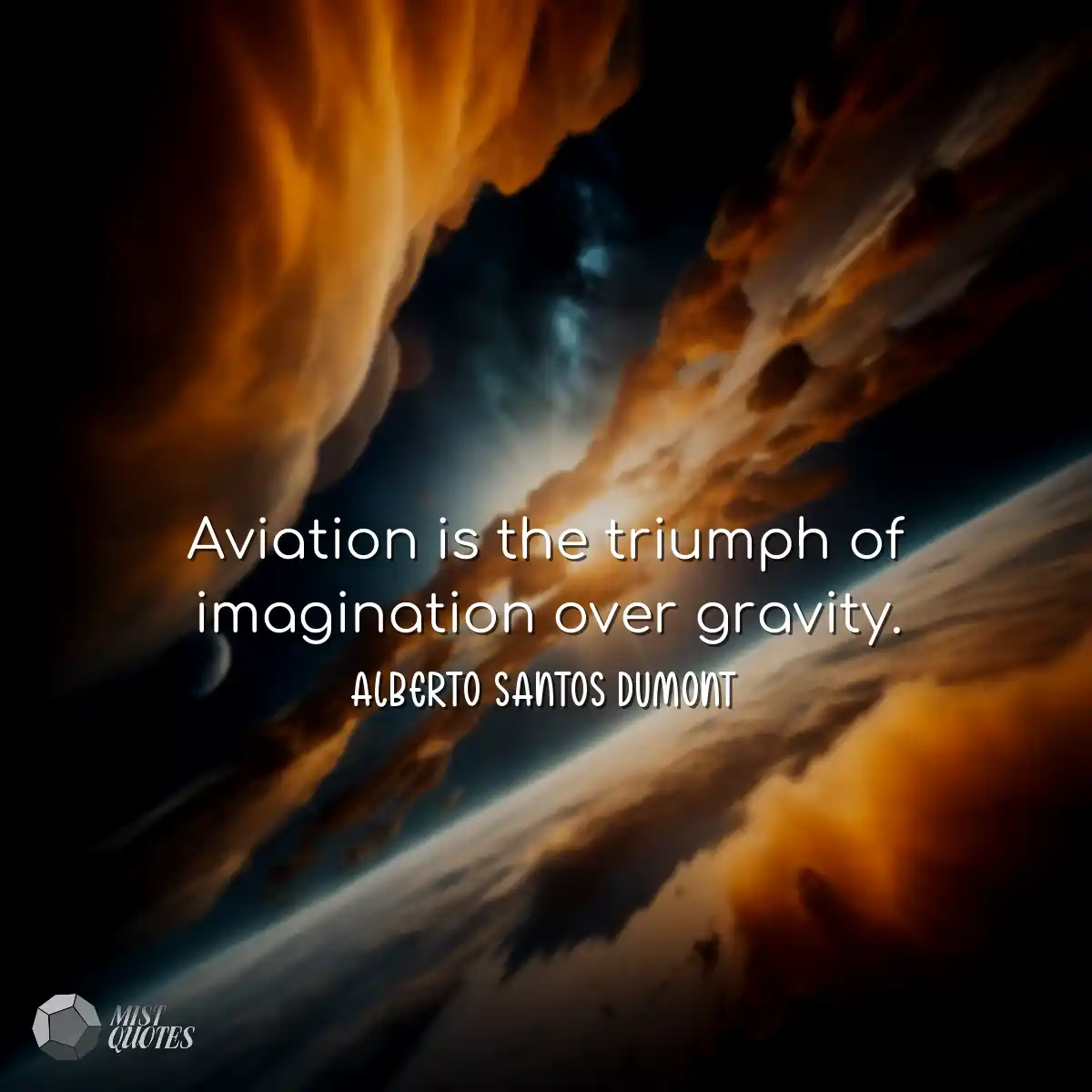 La aviación es el triunfo de la imagina