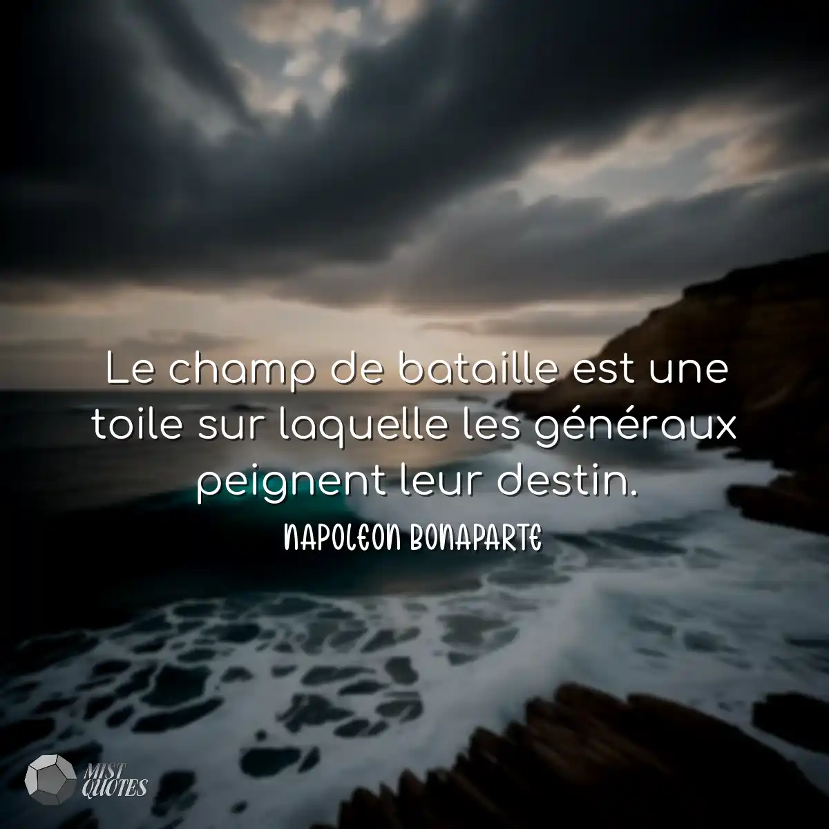 Le champ de bataille est une toile sur laquelle le