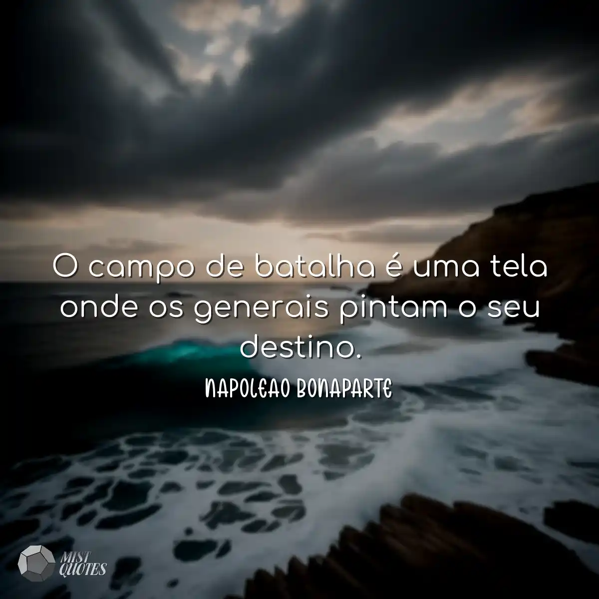 O campo de batalha é uma tela onde os generais pin