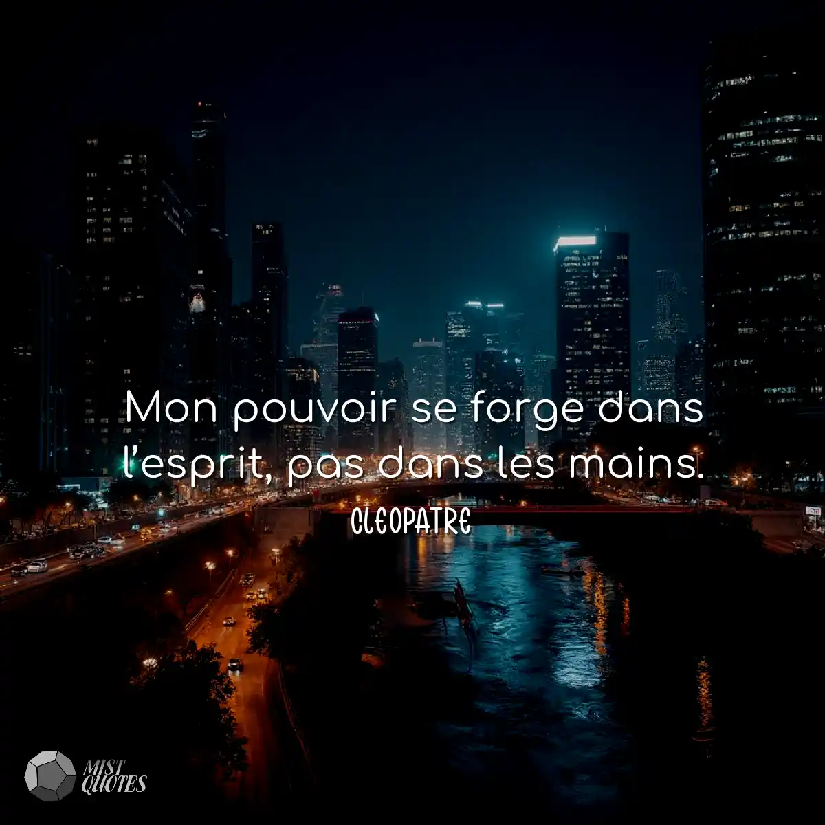 Mon pouvoir se forge dans l’esprit, pa