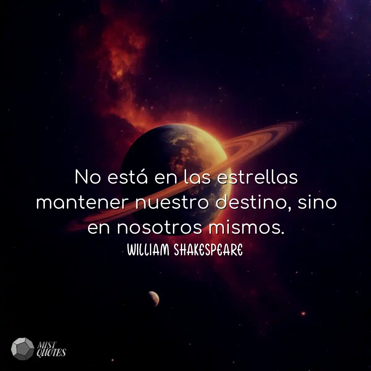 No está en las estrellas mantener nuest