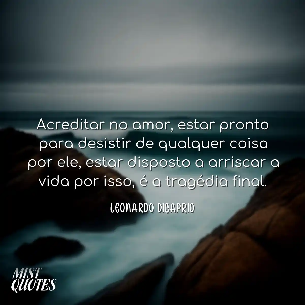 Acreditar no amor, estar pronto para des