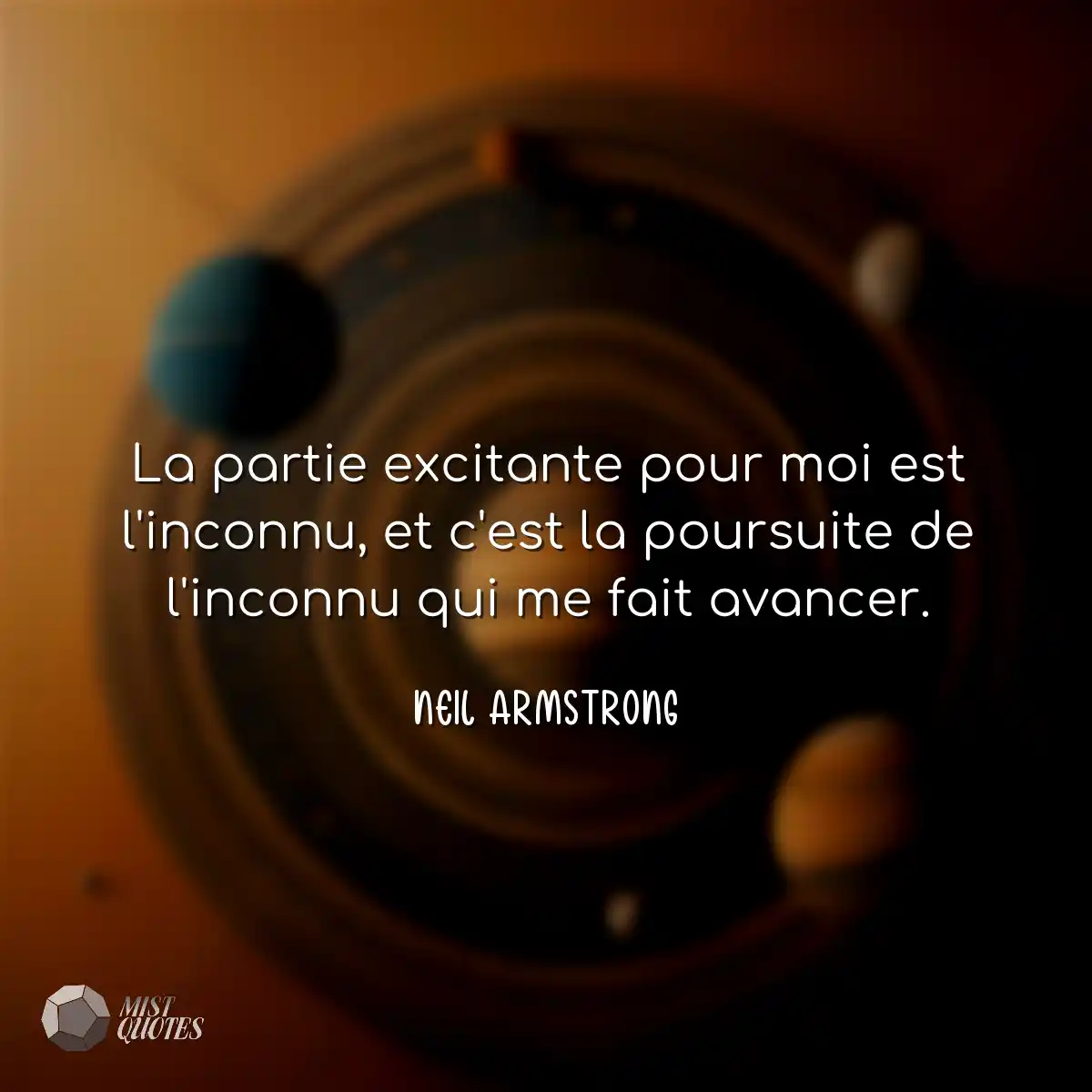 La partie excitante pour moi est l'incon