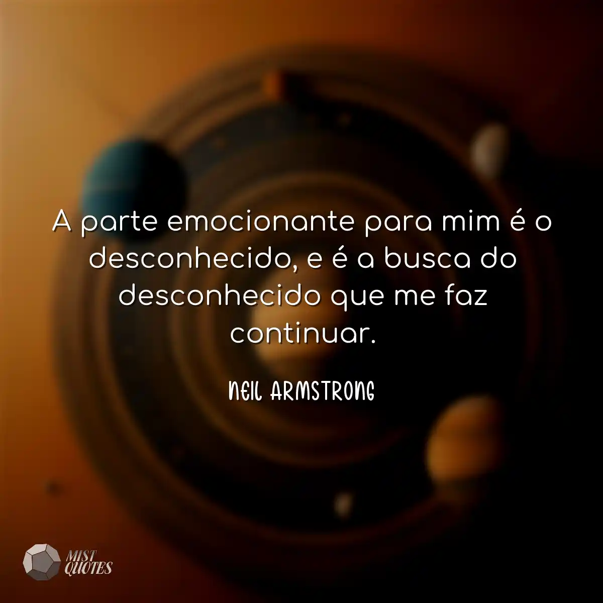 A parte emocionante para mim é o descon