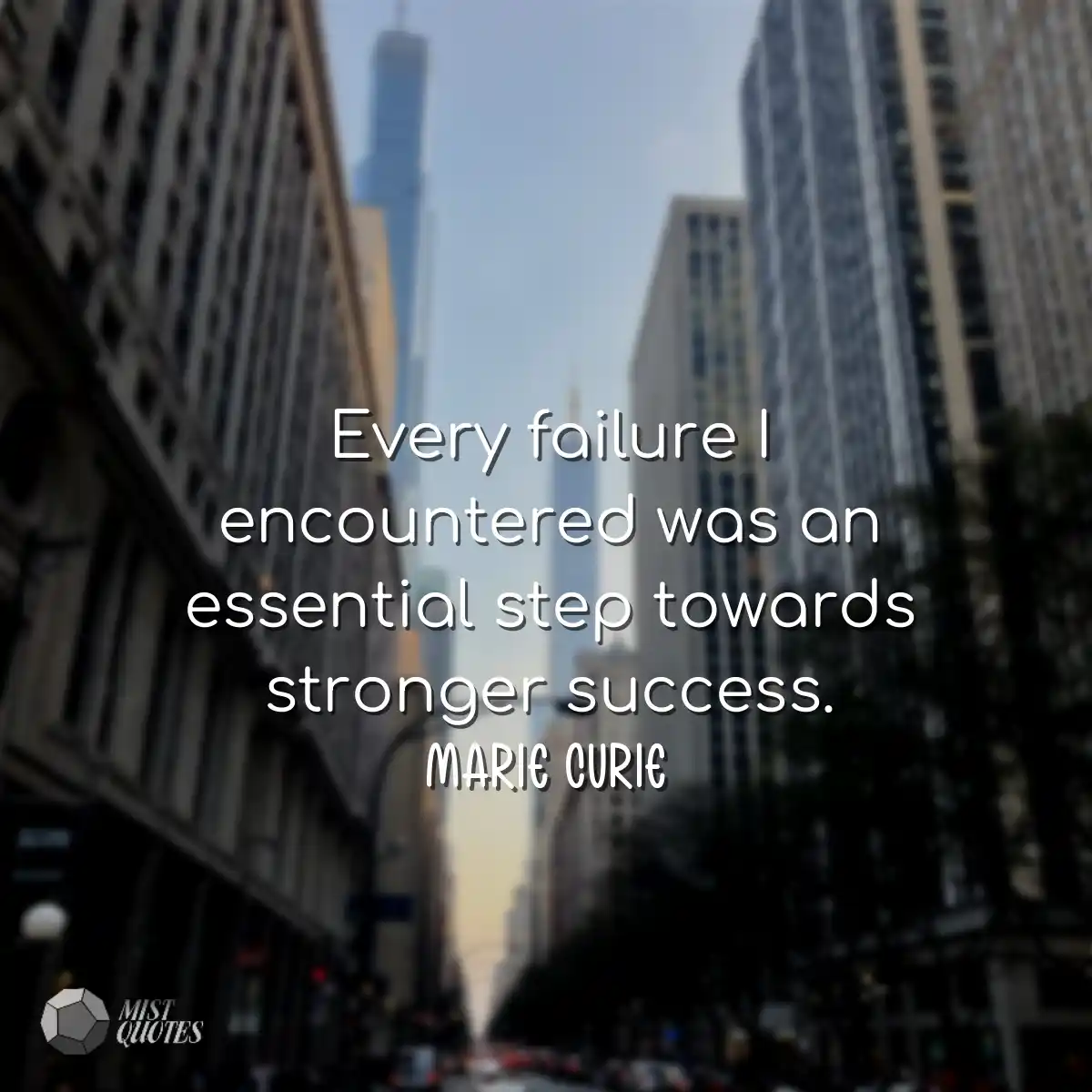 Every failure I encountered was an essen
