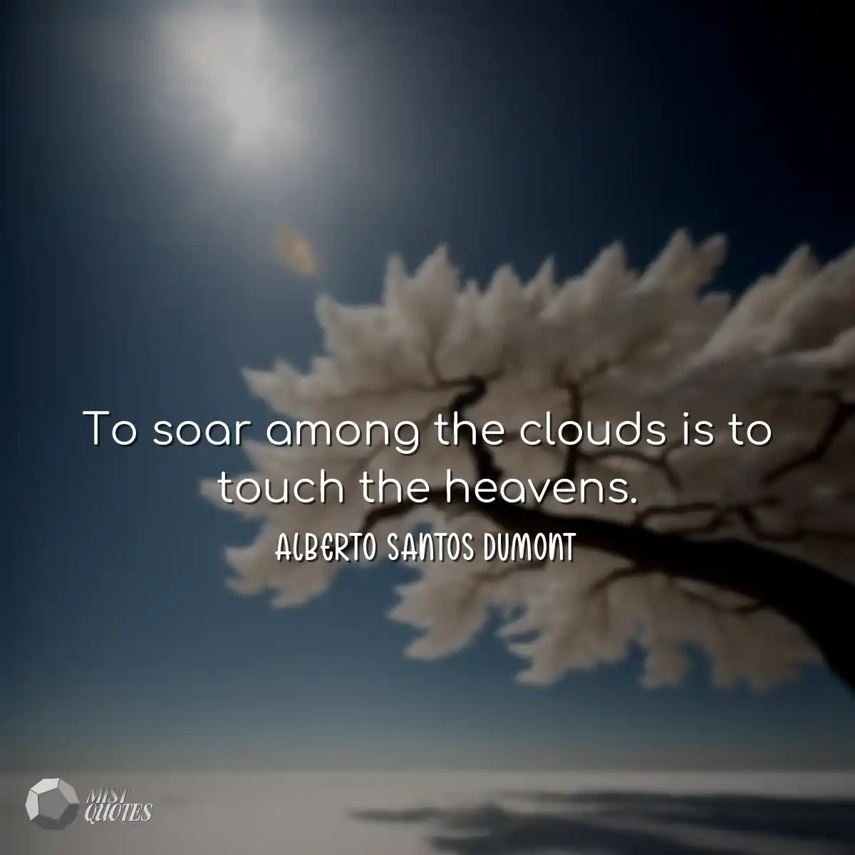 Volar entre las nubes es tocar los cielo