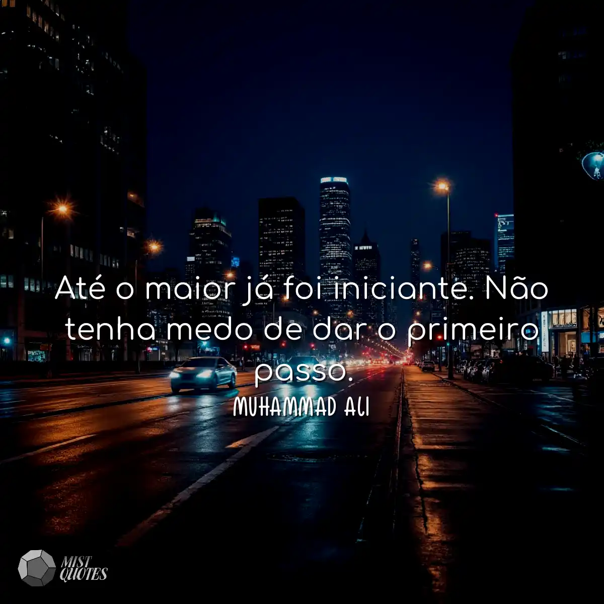 Até o maior já foi iniciante. Não ten