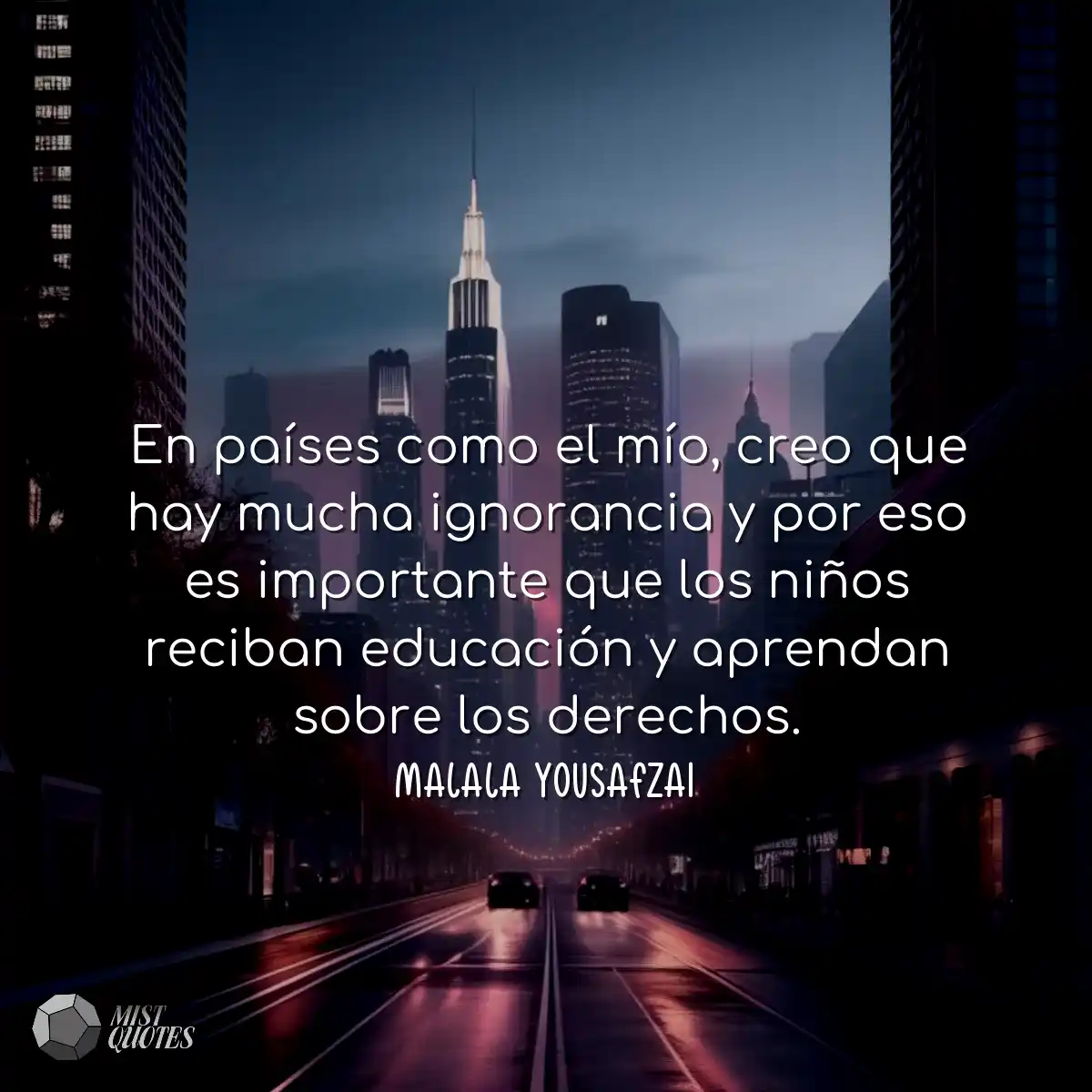En países como el mío, creo que hay mu