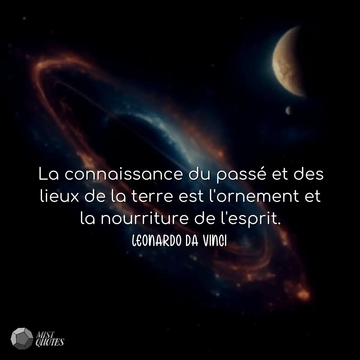 La connaissance du passé et des lieux de la terre 
