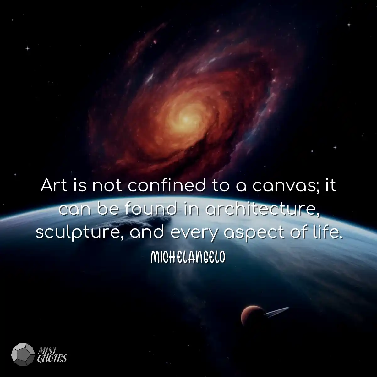 Art is not confined to a canvas; it can 