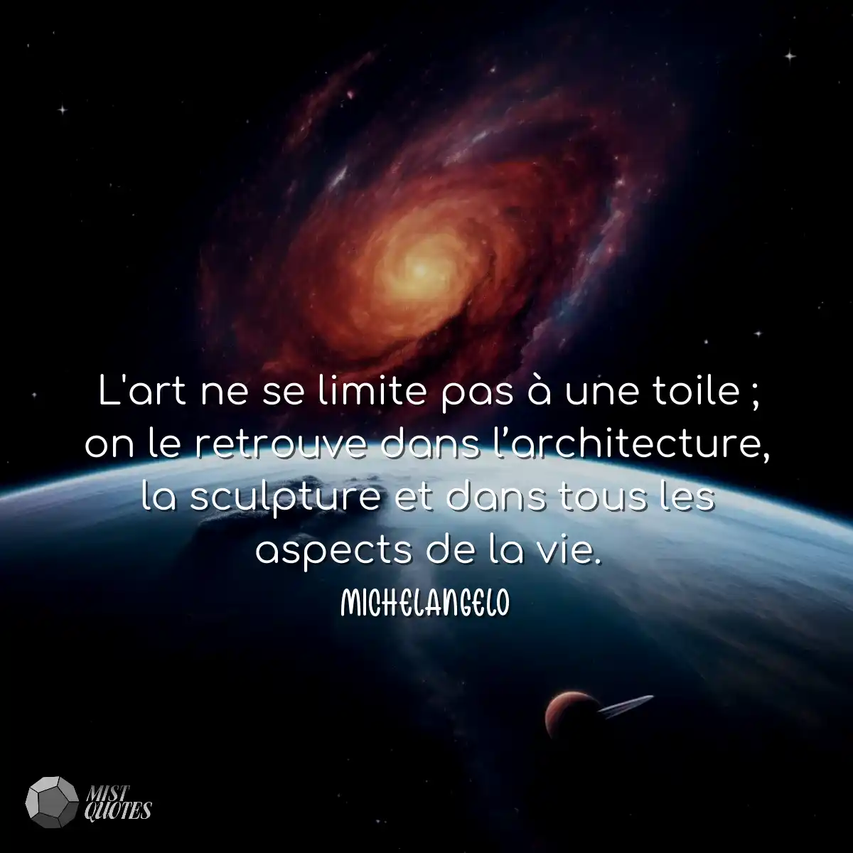 L'art ne se limite pas à une toile ; on