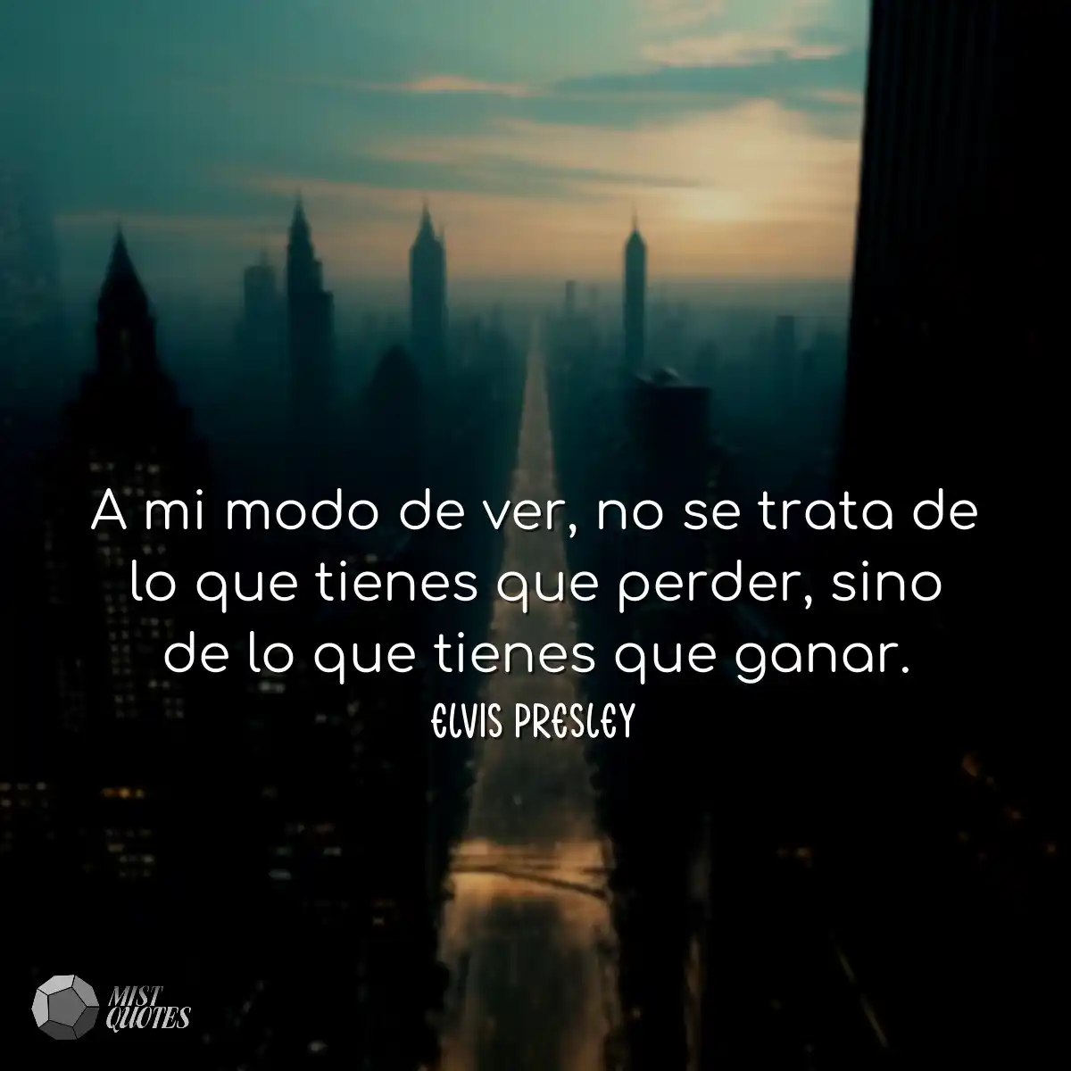 A mi modo de ver, no se trata de lo que tienes que