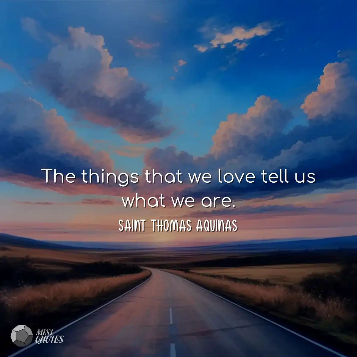 The things that we love tell us what we 