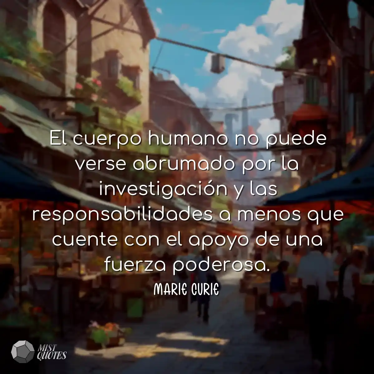 El cuerpo humano no puede verse abrumado